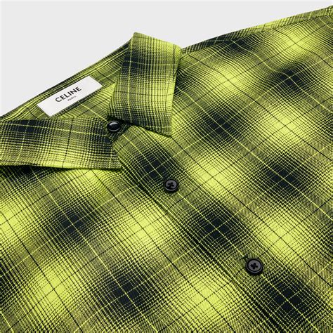 camicia uomo burberry quadri|Camicia oversize a quadri in Giallo .